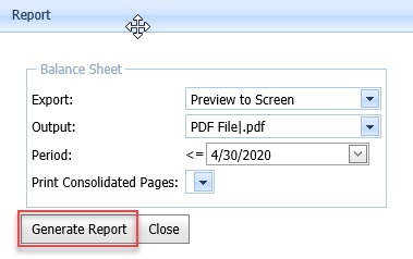 VMSClientConnectAccountReportsGenerateReportv1