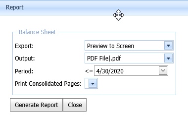 VMSClientConnectAccountReportsParameterSelectionv1